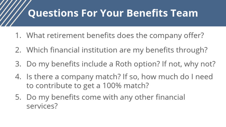Essential Questions for Benefits Team | PDF