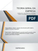 Teoria Geral Da Empresa - Aula 3