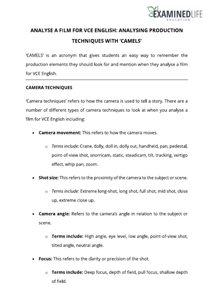 Camels Notes | PDF
