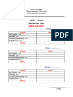 Criteria MAPEH