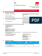 Hoja de Seguridad Eosina Azul de Metilo#496