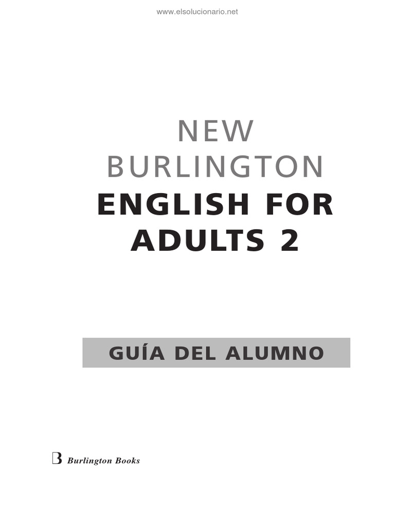 English For Adults 2 - Guia Del Alumno | PDF