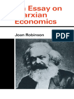 Joan Robinson (Auth.) - An Essay On Marxian Economics (1966, Palgrave Macmillan) (10.1007 - 978-1-349-15228-5) - Libgen - Li