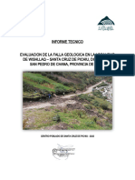 Informe Tecnico-Falla Geologica Wishllaq