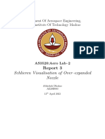 Report 3 Schlieren Visualisation of Over-Expanded Nozzle