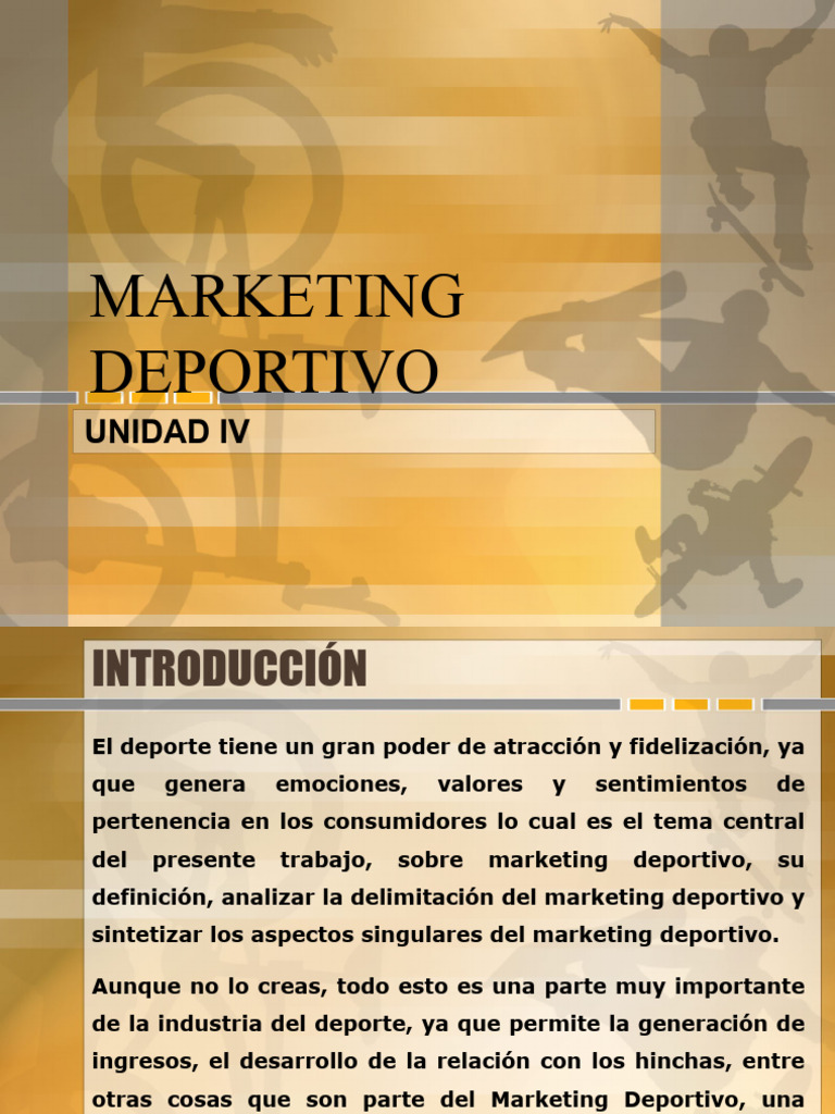 Marketing Deportivo | PDF