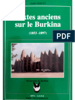 Textes Anciens Sur Le Burkina (1853-1897)