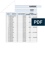 Kardex - Excel Santiago Uribe