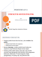 Pertemuan 3 Struktur Sistem Politik