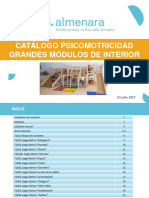 Catálogo Psicomotricidad Grandes Módulos de Interior: 01 Julio 2017