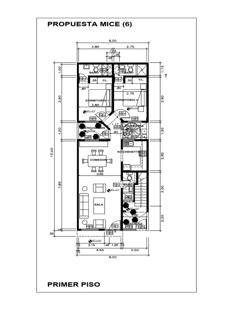 LAYOUT LOS PORTALES 6 Primer Piso PDF