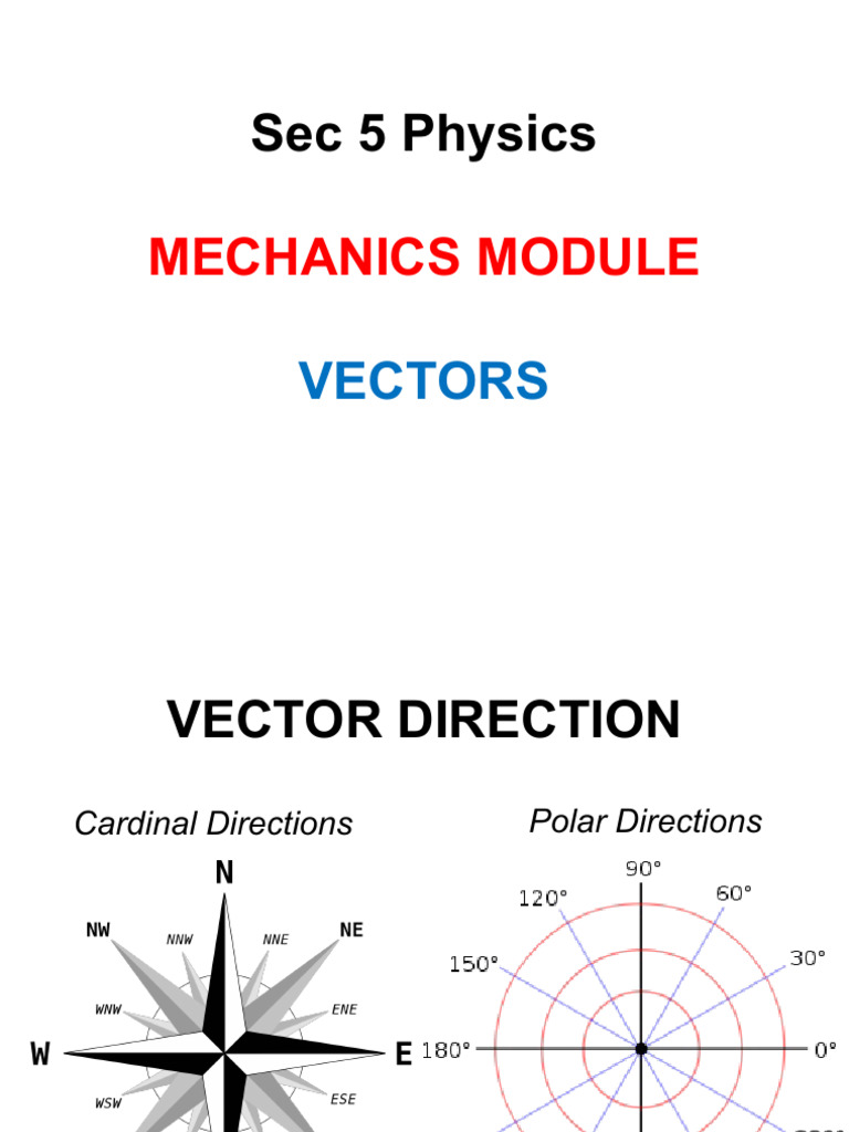 Physics - Vectors - Notes - 2 | PDF
