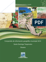 Compendio de Información Geográfica Municipal 2010: Santo Domingo Teojomulco Oaxaca