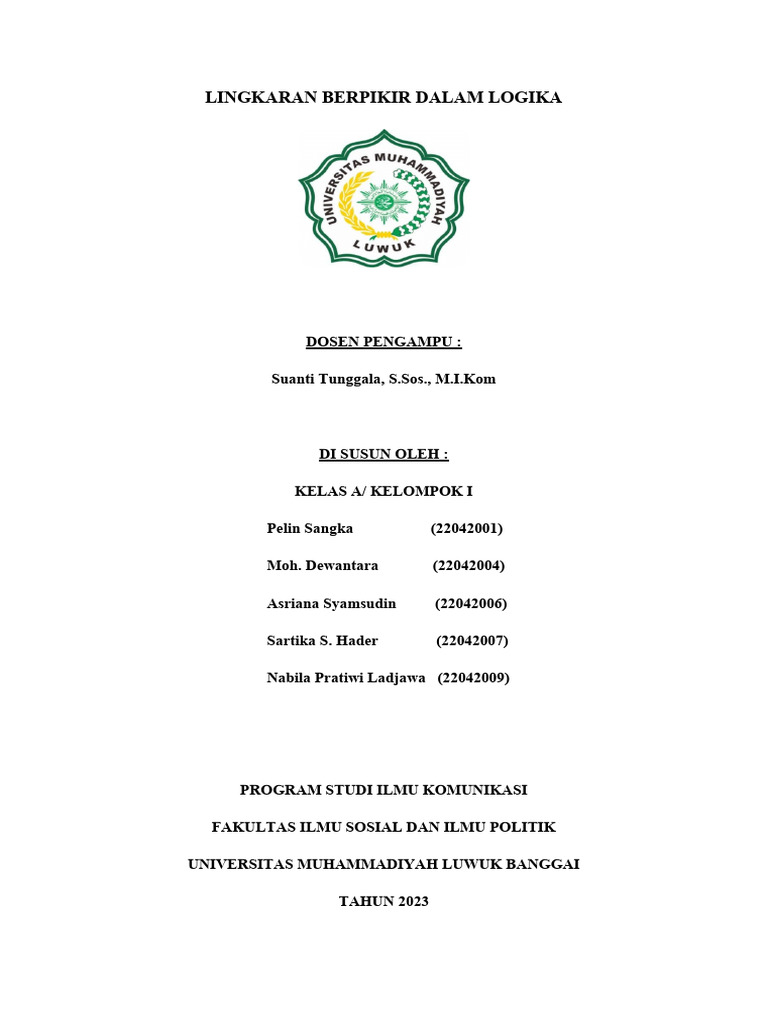 Lingkaran berpikir dalam logika pdf