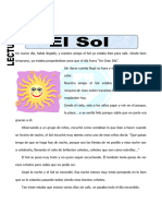 Ficha de El Sol para Primaria