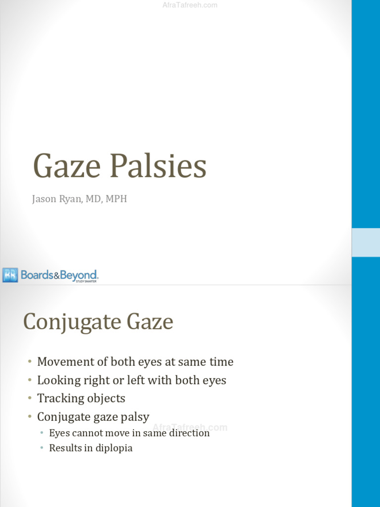 Gaze Palsies Atf | PDF