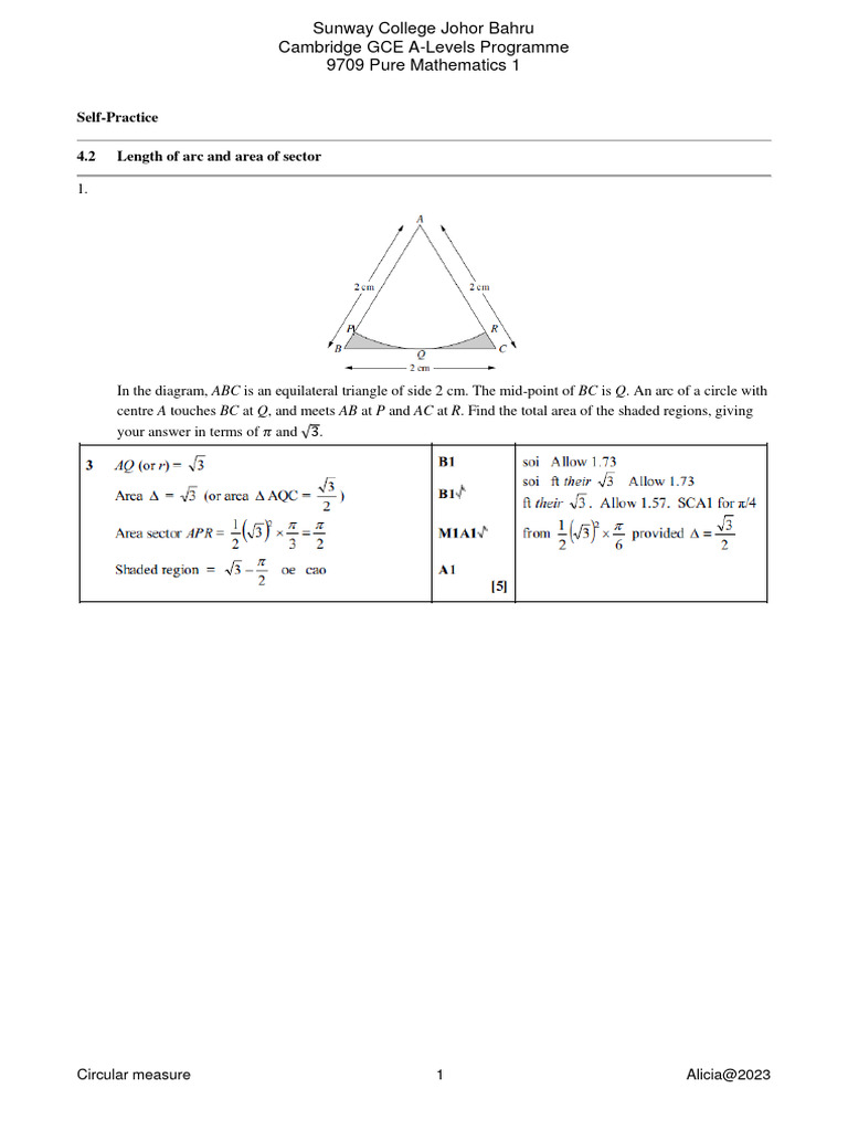 Circular Measures PDF