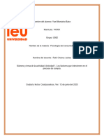 Actividad 1. Los Factores Que Intervienen en El Proceso de Compra