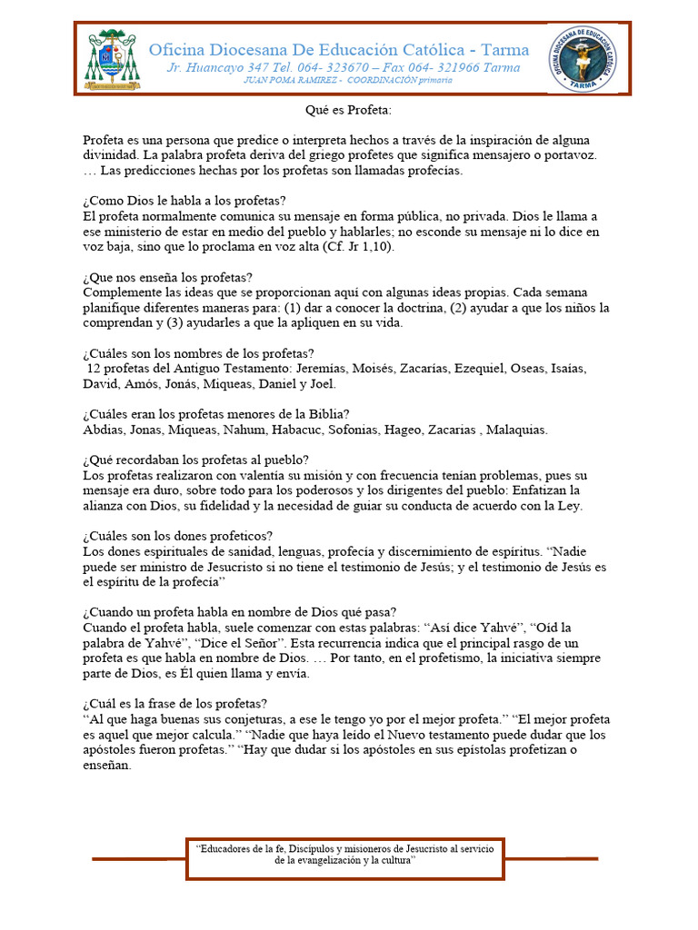 Profetas Pdf