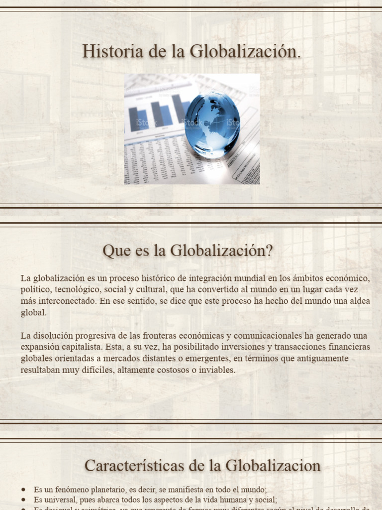 Historia de La Globalizacion PDF