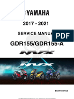 English Yamaha NVX 155workshop Manual