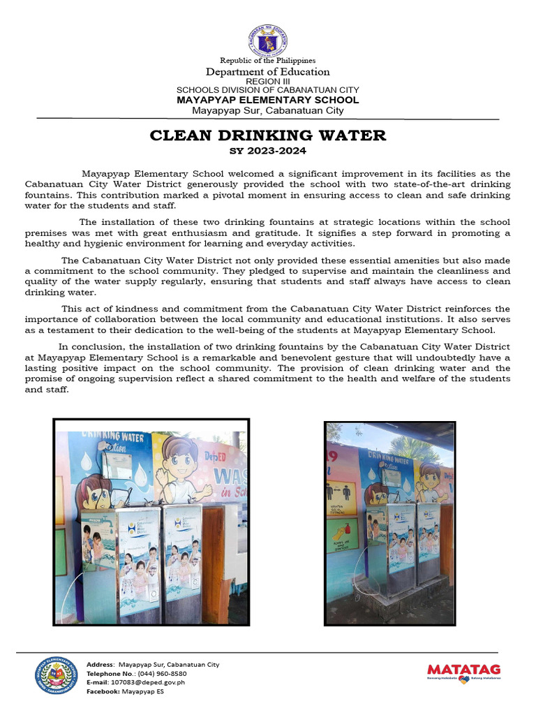 Clean Water Facility | PDF