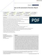 J of Oral Rehabilitation - 2018 - Lobbezoo - International Consensus On The Assessment of Bruxism Repo