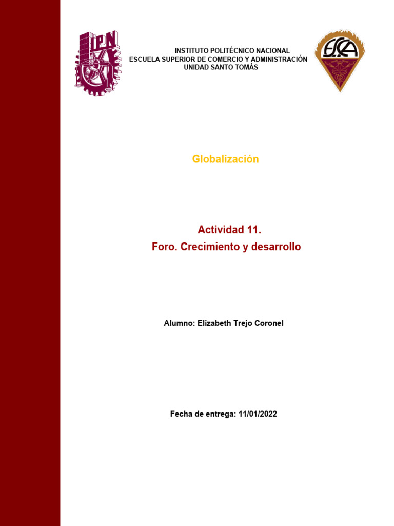 Actividad 11 - Elizabeth - Trejo - Coronel | PDF | Ciencias sociales