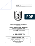 SK Jenis-Jenis Pelayanan Puskesmas Gaji