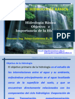 Objetivo e Importancia de La Hidrologia - Curso HidrologÃ-A