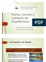 Forma Función y Contexto (ARQUITECTURA)