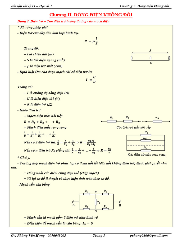 Ứng dụng thực tế của điện trở
