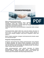 Materi Technopreneurship