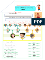 3° FICHA PS MIER 26 HISTORIA DE MI FAMILIA 965727764 PROF YESSENIA