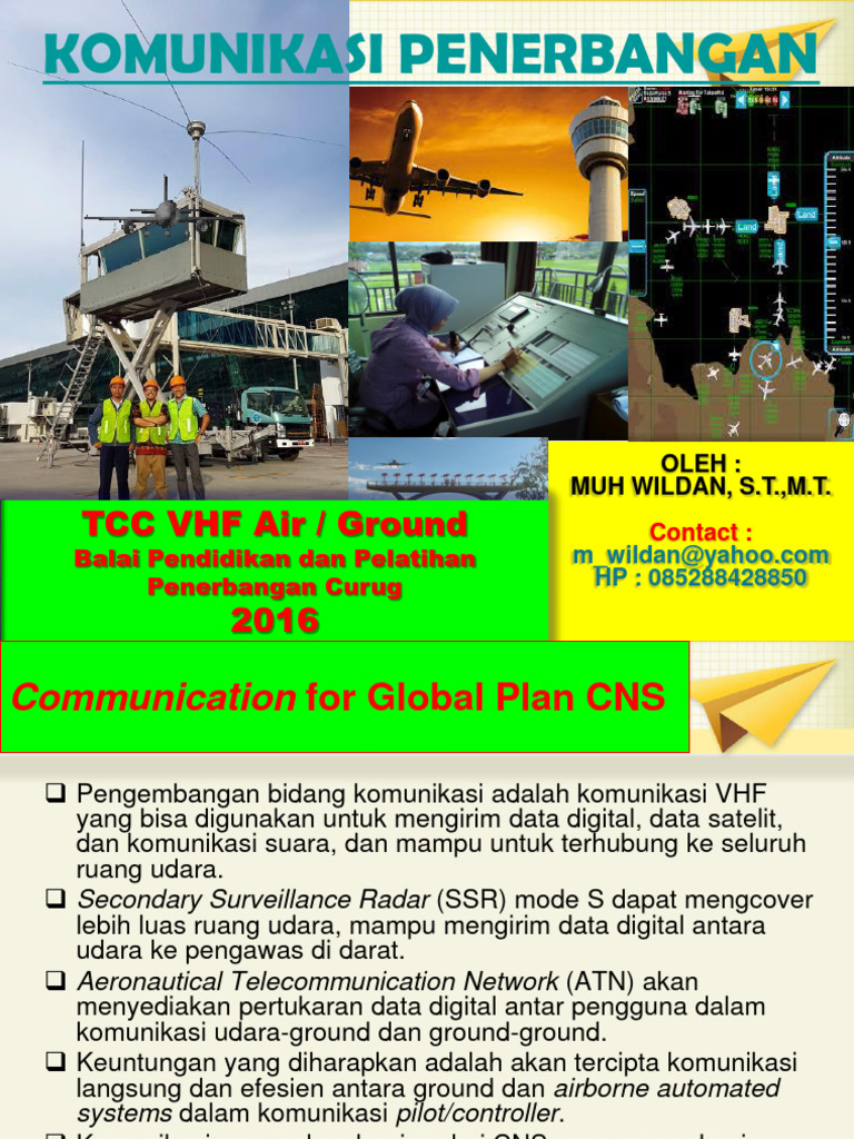 Komunikasi Penerbangan VHF dan Ruang Udara | PDF