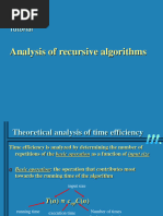 Algorithm Analysis