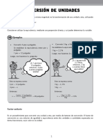 Conversion de Unidades