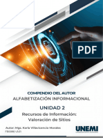 Unidad 2: Alfabetización Informacional