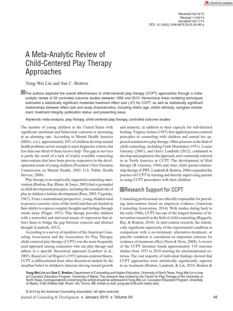 Lin&Bratton2015 MetaAnalyticReview of ...
