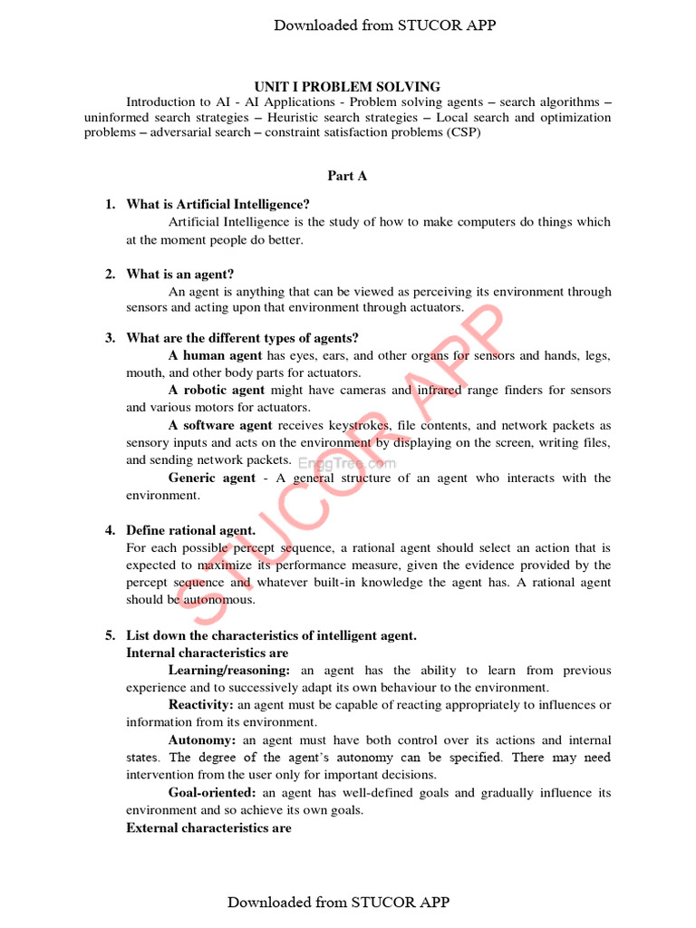 AI Notes | PDF