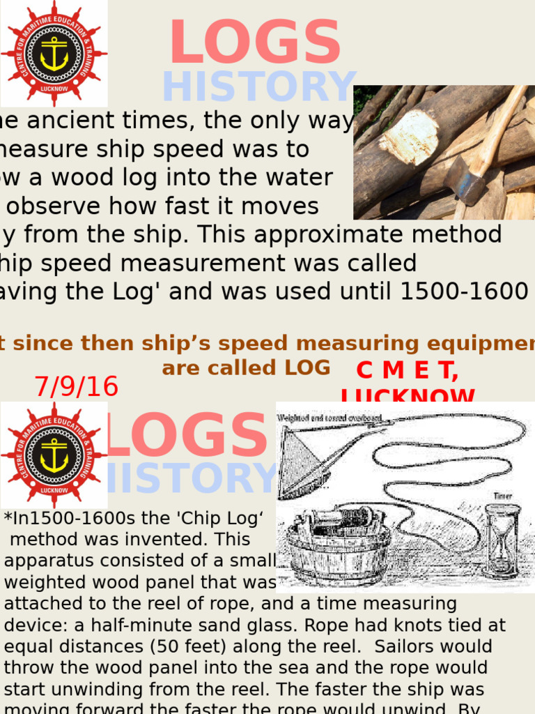 Ship Speed Log | PDF