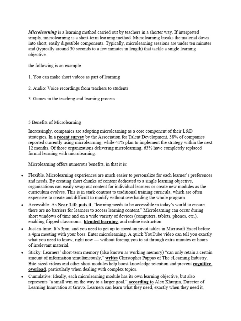 Micro learning pdf