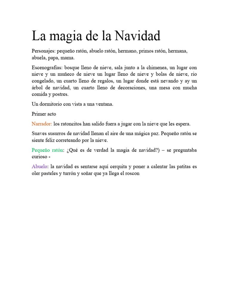 La Magia de La Navidad | PDF