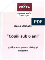 Copiii Sub 6 Ani Oana Moraru