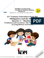 G11SLM1-21st-Century-Literature Q1 SHSPH