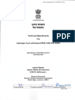 Technical Specification No - R2347Fuel Cell-1, December 2021 For Hydrogen Fuel Cell Based DPRS 1200 KW DEMU