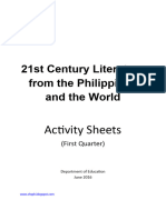 21st Century Literature From The Philippines and The World AS Q1
