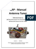 QRP Manual Days Antenna Tuner Tune Diy Kit Updated V2 1