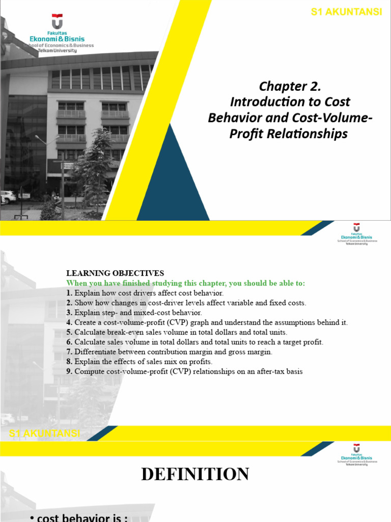 M.a.2-Introduction To Cost Behavior and Cost-Volume-Profit ...