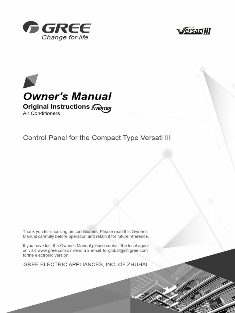 Versati III Control Panel Manual | PDF | Technology & Engineering
